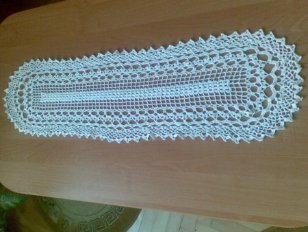 Háčkovaný obrus 2